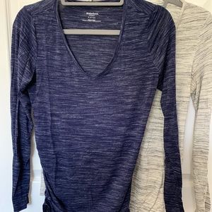 Set of two extra soft maternity tops
